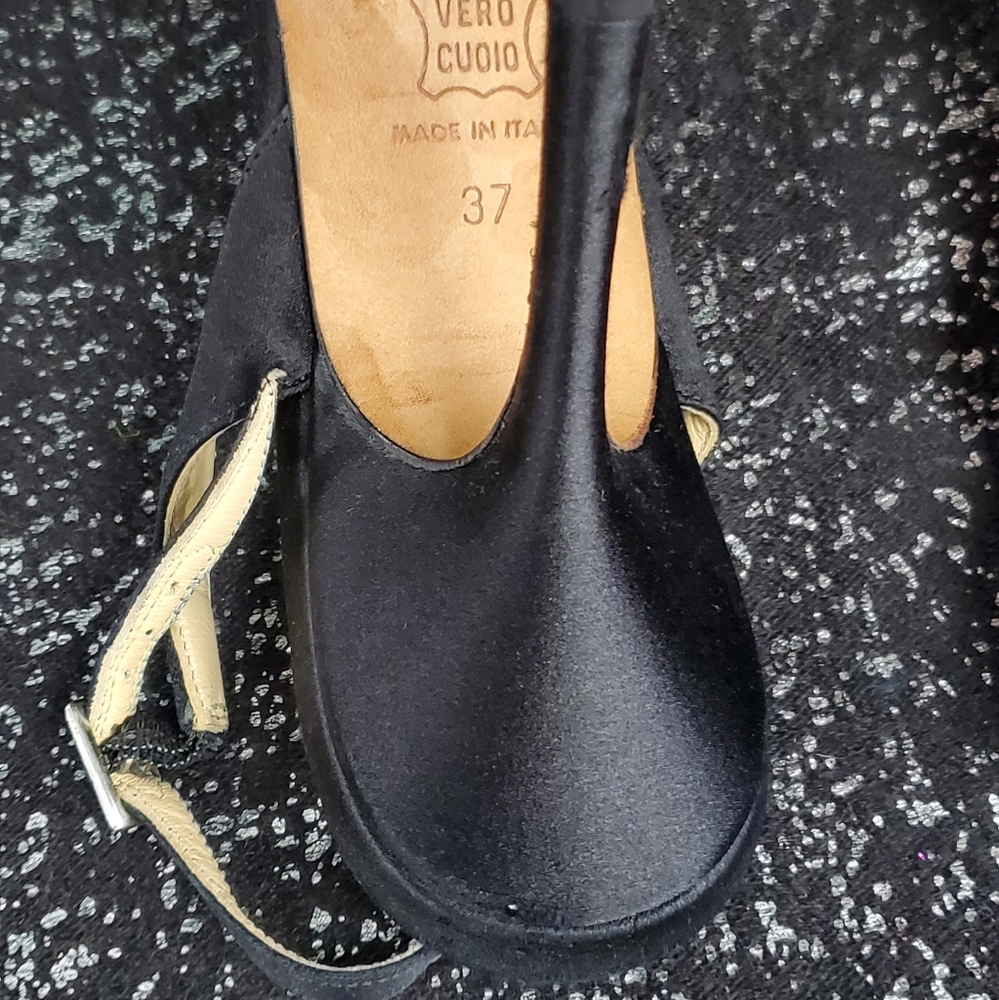 Jimmy Choo Black Pointed Cutout Black High Heel Size 7 (37EU) - Picture 7 of 9